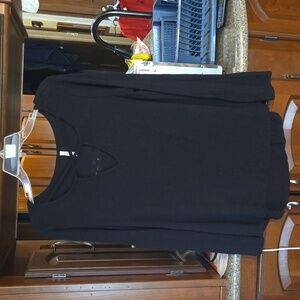 Women's Black Long sleeve Top by Z Supply